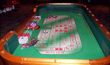 Buy or Rent Craps Table - Casino Party Equipment