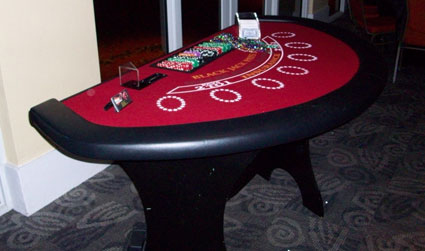 Buy or Rent Blackjack Table - Casino Party Equipment