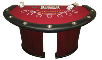 Buy or Rent Blackjack Table - Casino Party Equipment